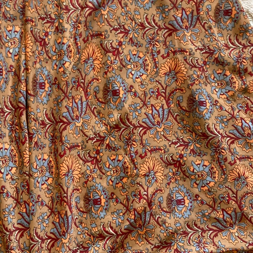 Orange Tiered Ruffled Maxi Sundress - Picture 4 of 8